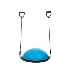Monoprice GetFit Fitness Balance Trainer Ball w/ Anti-skid Base, Air Pump, & 3-Stage Resistance Bands for Workout, Exercise, Cardio, Strength Training