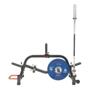 Sunny Health & Fitness Multi-Weight Plate and Barbell Rack Storage Stand
