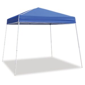 Z-Shade 12 x 12 Foot Horizon Adjustable Angled Leg Instant Shade Outdoor Canopy Tent Shelter with Steel Frame and UV Protection, Blue