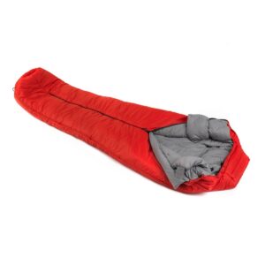Snugpak Antarctica with Snuggy Pillow, -4 Degree, Extreme Insulation, Center Zip, Red
