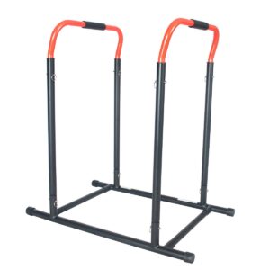 Sunny Health & Fitness High Weight Capacity Adjustable Dip Stand Station