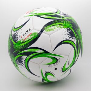 Open Goaaal FNINE Energos Professional Grade Water Resistant Soccer Ball for Indoor or Outdoor Backyard or Regulation Sports Game Play, Size 5