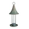 Plow & Hearth Blue Verde Patina Copper Bird Feeder