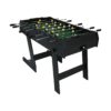 Sunnydaze Indoor Space-Saving Folding Family Foosball Soccer Game Table with Manual Scorers - 48" - Black