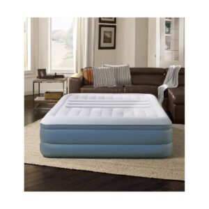 Beautyrest Lumbar Lux 3-Zone Adjustable Air Mattress with Built-in Pump - Queen