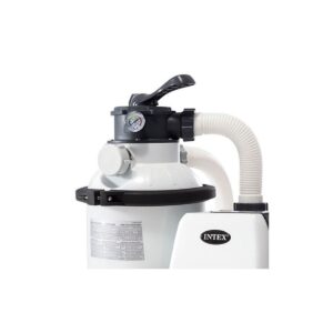 Intex 26643EG 1200 GPH 10 inch Above Ground Pool Sand Filter Pump w/ Auto Timer