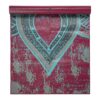 Gaiam Printed Foldable Yoga Mat - Maroon (2mm)