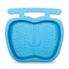 Summer Waves P5E001500 Outdoor 22.5 x 20 x 3.5 Inch Non Slip Pool Foot Bath Tray Accessory for In Ground and Above Ground Swimming Pool and Spa, Blue