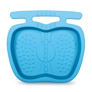 Summer Waves P5E001500 Outdoor 22.5 x 20 x 3.5 Inch Non Slip Pool Foot Bath Tray Accessory for In Ground and Above Ground Swimming Pool and Spa, Blue