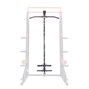 Sunny Health & Fitness Lat Pull Down Attachment Pulley System for Power Racks