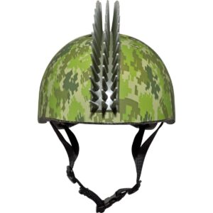 Raskullz Digital Camo Mohawk Child Helmet - Green