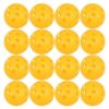 Juvale 12 Pack 2.7" Practice Baseballs, Pickleballs Hollow Airflow Baseballs for T-Ball, Softball Training