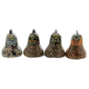 Home & Garden 5.25" Seed Bell Variety Set Bird Feeding Cardinals Wrens Mr Bird - Bird And Wildlife Food