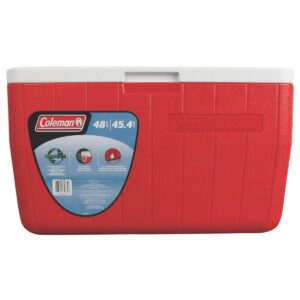 Coleman 48qt Performance Cooler - Red