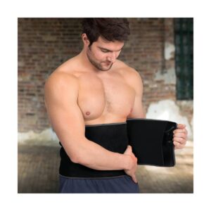 SaunaFX 10" Slimmer Belt - double bonded with Microban - Black