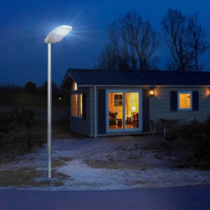 Wagan Solar LED Flood Light 1000 with Remote Control - Gray