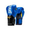 Everlast Pro Style Elite Exercise Workout Training Boxing Gloves for Sparring, Heavy Bag and Mitt Work, Size 12 Ounces, Blue