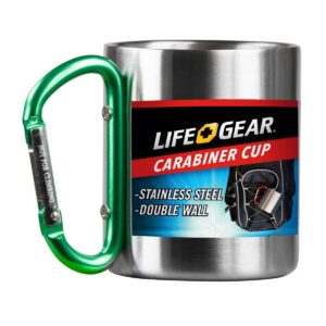 Life Gear 8oz Carabiner Camp Mug