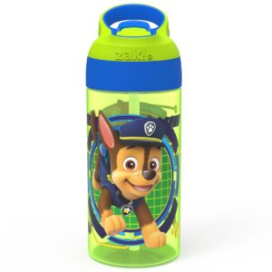 PAW Patrol 17.5oz Plastic Water Bottle Green/Blue - Zak Designs