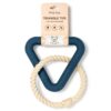 Wild One Triangle Tug Engaging Toy for Dogs - Blue
