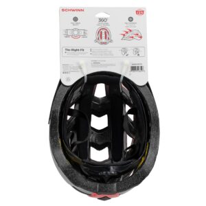 Schwinn Dash Adult Helmet - Red/Gray