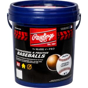 Rawlings Bucket of R8U Baseballs - 12pc