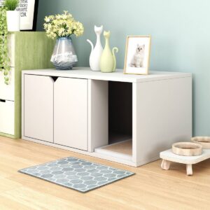 Way Basics Eco Cat Litter Box Enclosure - White