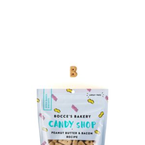 Bocce's Bakery Peanut Butter Bacon Candy Shop Dog Treats - 5oz