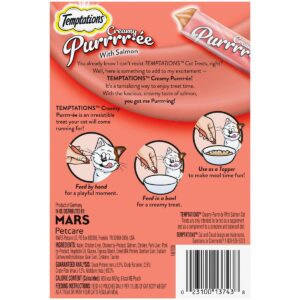Temptations Creamy Puree Salmon Cat Treats - 1.7oz