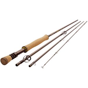 Redington 586-4 Path Outfit 5 Line Weight 8.5 Foot 4 Piece Lightweight Medium Fast Action Graphite Fly Fishing Rod and Reel Combo with Storage Tube
