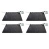 Intex Solar Mat Above Ground Swimming Pool Water Heater, Black (4 Pack)