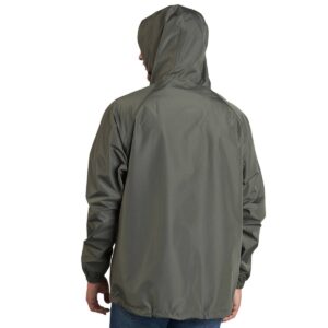 Sierra Designs Adult Packable Rain Jacket Gray - M/L