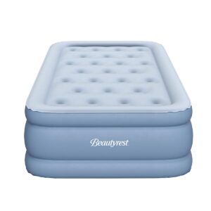 Simmons Beautyrest MM09517TW 15 Inch Posture Lux Portable Inflatable Bed Air Mattress with Adjustable Firmness, Express Pump, and Adapter, Twin