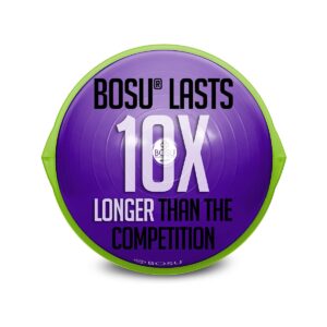 Bosu 72-10850 Home Gym Equipment The Original Balance Trainer 65 cm Diameter, Purple and Green