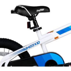 JOYSTAR 039 Whizz Series 16-Inch Ride On Bicycle Kid's Sport BMX Bike with Training Wheels for Children Ages 4 to 7 Years Old, White