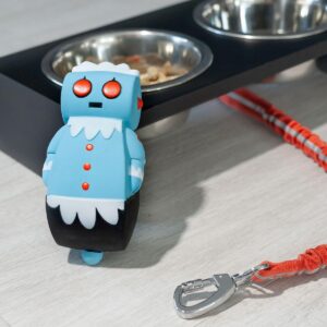 Crowded Coop, LLC The Jetsons Rosie the Robot 6.5 Inch Silicon Squeaker Dog Chew Toy