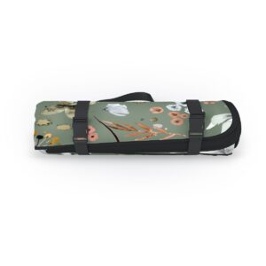 Ninola Design Wild nature Countryside Green Picnic Blanket - Deny Designs