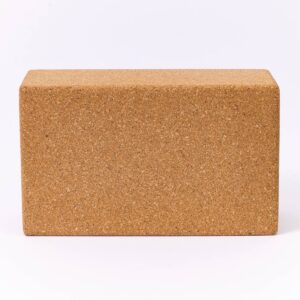 Lifeline Cork Yoga Block - Tan
