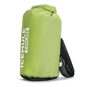 IceMule 1005 Classic Collapsible Portable Soft Sided Roll Top 15 Liter 12 Can Lightweight Insulated Waterproof Leak Proof Backpack Cooler Sling Bag