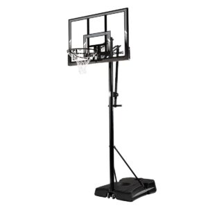 Spalding NBA 48" Polycarbonate Quick Glide Portable Basketball Hoop