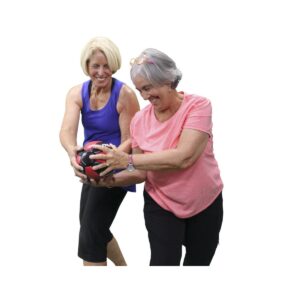 Sportime Strength Medicine Ball, 4-1/2 Pounds, Red and Black