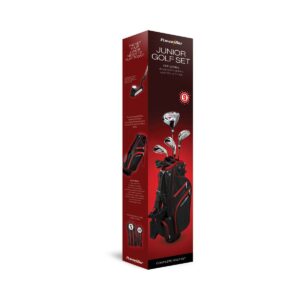 PowerBilt Junior Boys' Set Left Hand - Red (Ages 12+)
