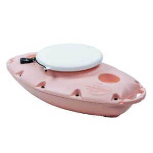 CreekKooler CKP169 PuP Portable Waterproof Floating Insulated 15 Quart Kayak Water Sport Drink Beverage Ice Chest Cooler, Rose Quartz