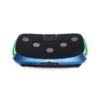 Lifepro Portable Home Body Weight Training Fitness Exercise Workout Rumblex 4D Vibration Plate Platform Equipment Machine w/ Resistance Bands, Blue