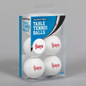 NCAA Nebraska Cornhuskers Table Tennis Balls 6pk