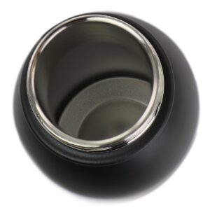 Gibson WAO 20 Ounce Stainless Steel Insulated Thermal Bottle with Lid in Matte Black