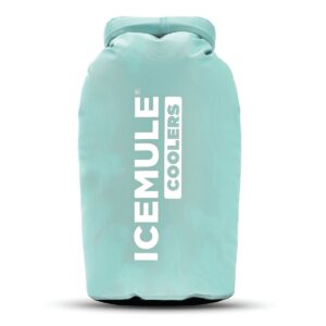 IceMule Classic Small Collapsible Portable Soft Side Roll Top 10 Liter 6 Can Lightweight Insulated Waterproof Leak Proof Backpack Cooler Sling Bag