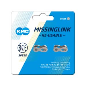 KMC Missing Link Chain Link And Pin 6 7 8 Speed Card/2
