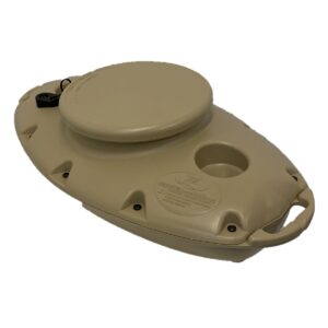 CreekKooler CKP168 PuP Portable Waterproof Floating Insulated 15 Quart Kayak Water Sport Drink Beverage Ice Chest Cooler, Tan