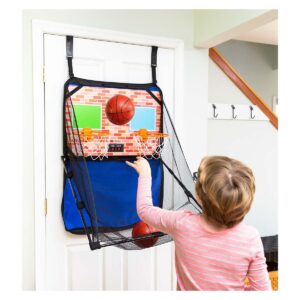 HearthSong Over-the-Door Dual Electronic Basketball Game with Sound Effects